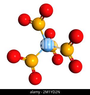 3d Image Of Hexogen Skeletal Formula - Molecular Chemical Structure Of 