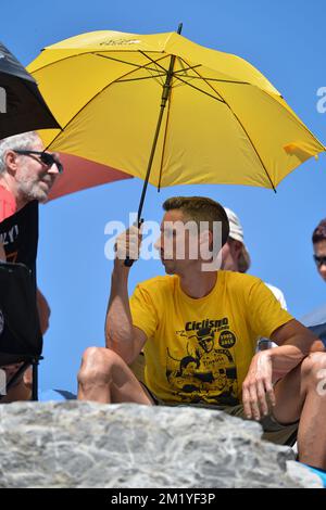 Illustration picture taken during stage 10 of the 2015 edition of the Tour de France cycling race, 167 km from Tarbes to La Pierre Saint-Martin, France, Tuesday 14 July 2015.  Stock Photo