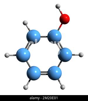 Phenoxyethanol preservative molecule. Used in cosmetics, vaccines, drugs,  etc. Skeletal formula Stock Vector Image & Art - Alamy