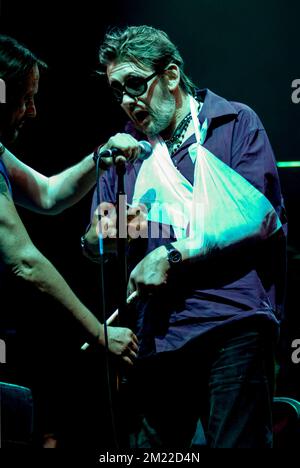 Shane MacGowan - The Pogues, V2008, Hylands Park, Chelmsford, Essex, Britain - 16 August 2008 Stock Photo