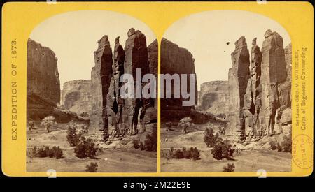 Camp Beauty, Cañon de Chelle ,. Photographs of the American West Stock Photo