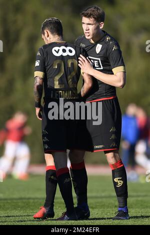 Standard's Reno Wilmots pictured during the first day of the winter