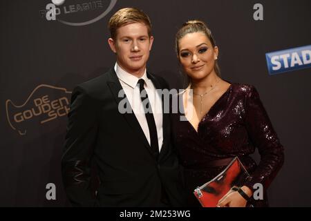 Belgium s Kevin De Bruyne and his wife Michele Lacroix pictured on