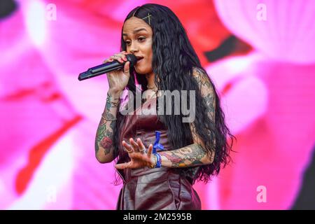 Governors Ball - Kehlani in concert Stock Photo