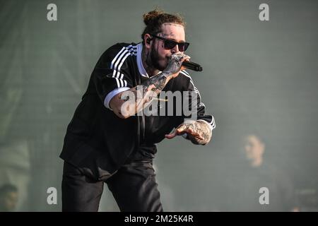 Governors Ball - Post Malone in concert Stock Photo