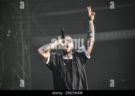 Governors Ball - Post Malone in concert Stock Photo