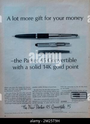 Vintage 17 April 1964 'Life' Magazine Advert, USA Stock Photo