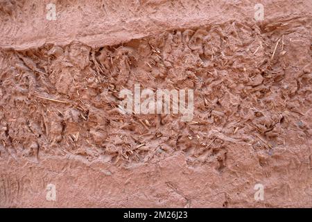 Adobe Red soil texture background Stock Photo