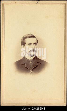Chas Chandler , Military officers, Chandler, Charles Lyon, 1839-1864, Carte de Visite Collection Stock Photo