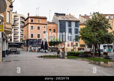 Aranda de Duero is the capital of the Ribera del Duero wine region, Burgos province, Spain in Europe Stock Photo