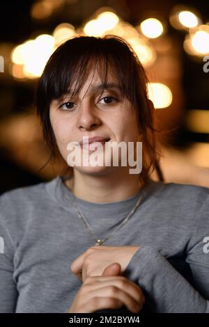 actress Anna Franziska Jager poses for the photographer during the ...