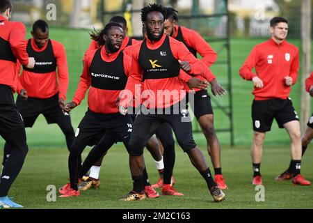 Standard's Reginal Goreux pictured during day four of the winter training camp of Belgian first division soccer team Standard de Liege, in Marbella, Spain, Sunday 07 January 2018. BELGA PHOTO YORICK JANSENS Stock Photo