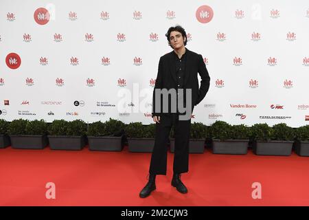 Artist Tamino-Amir Moharam Fouad aka Tamino pictured on the red carpet at the arrival of the eleventh edition of the MIA's (Music Industry Award) award show, in Brussels, Tuesday 30 January 2018. The MIA awards are handed out by the VRT and Kunstenpunt. BELGA PHOTO JASPER JACOBS Stock Photo