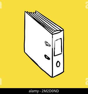 File Icon, Office Concept, Sketch and Vintage. Vector illustration Stock Vector