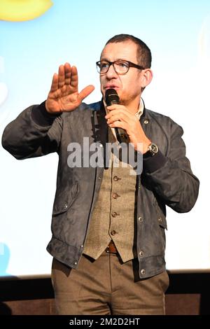 comedian Dany Boon (Daniel Hamidou) pictured during a ceremony to award the Tournai 'citoyen d'honneur' (honorary citizen - ereburgerschap) to French filmmaker Boon, Monday 12 February 2018 in Tournai. Daniel Hamidou aka Dany Boon is a comedian, director, actor and writer, most famous for his 2008 film 'Bienvenue chez les Ch'tis'. BELGA PHOTO CAMILLE DELANNOIS Stock Photo