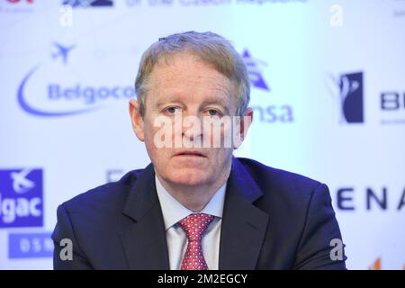 Eamonn Brennan Director general of Eurocontrol | Eamonn Brennan Directeur general Eurocontrol 17/04/2016 Stock Photo