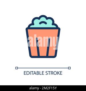 Cinema location pixel perfect RGB color ui icon Stock Vector