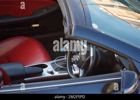 Mercedes convertible car | Voiture Mercedes cabriolet 11/05/2018 Stock Photo