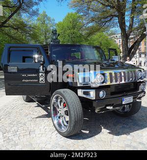 Luxe 4WD Hummer | 4X4 de luxe Hummer 06/03/2018 Stock Photo