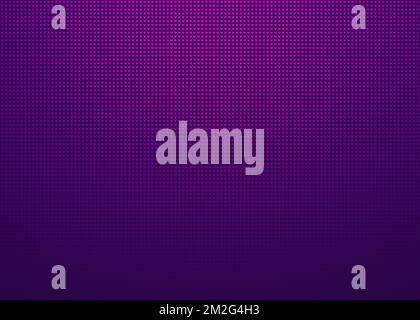 Abstract halftone pattern made of small hearts with pink to purple color gradient on purple background. Dotted pattern for template, brochure, flyer. Stock Photo