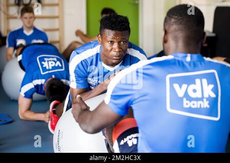 Gent's Samuel Kalu Ojim pictured in action during day four of the ...