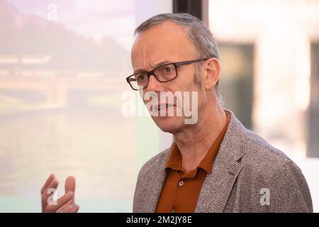 Gent alderman Filip Watteeuw pictured during a meeting with Groen head of lists of main Flemish cities and Brussels, in Gent, Wednesday 26 September 2018. Local elections are held on 14 October in Belgium. BELGA PHOTO JAMES ARTHUR GEKIERE Stock Photo