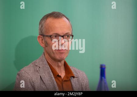 Gent alderman Filip Watteeuw pictured during a meeting with Groen head of lists of main Flemish cities and Brussels, in Gent, Wednesday 26 September 2018. Local elections are held on 14 October in Belgium. BELGA PHOTO JAMES ARTHUR GEKIERE Stock Photo