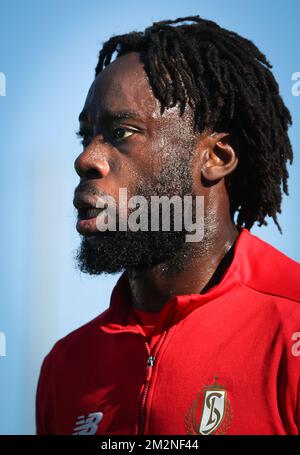 Standard's Reginal Goreux pictured during the third day of the winter training camp of Belgian first division soccer team Standard de Liege, in Marbella, Spain, Sunday 06 January 2019. BELGA PHOTO VIRGINIE LEFOUR Stock Photo