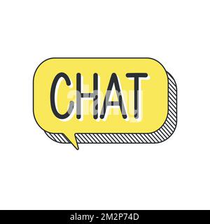 Fun Fact on doodle speech bubble. Vector illustration eps 10 Stock Vector