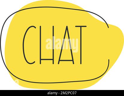 Fun Fact on doodle speech bubble. Vector illustration eps 10 Stock Vector