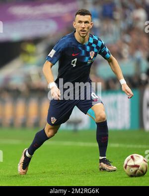 Ivan Perisic of Croatia during the FIFA World Cup Qatar 2022 match, Semi-final between Argentina and Croatia played at Lusail Stadium on Dec 13, 2022 in Lusail, Qatar. (Photo by Bagu Blanco / PRESSIN) Stock Photo