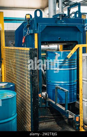 Carftsmansship and raw materials like barrels Stock Photo