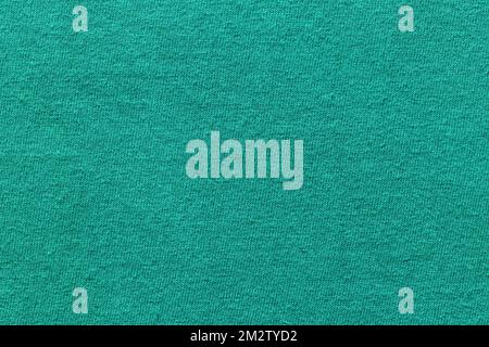 Dark green cotton fabric texture background, seamless pattern of natural textile. Stock Photo