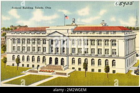 Federal building, Toledo, Ohio , Government facilities, Tichnor ...