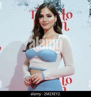 Madrid, Spain. 14th Dec, 2022. Andrea Duro attends the 'Todos Lo Hacen' photocall at Cines Callao in Madrid. Credit: SOPA Images Limited/Alamy Live News Stock Photo