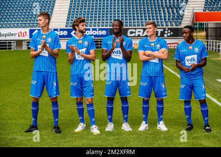 Gent's Mikael Lustig pictured during a friendly soccer game between Belgian pro  league teams KAA Gent and Stint-Truiden, Saturday 13 July 2019, in Heist op  den Berg, in preparing for the start