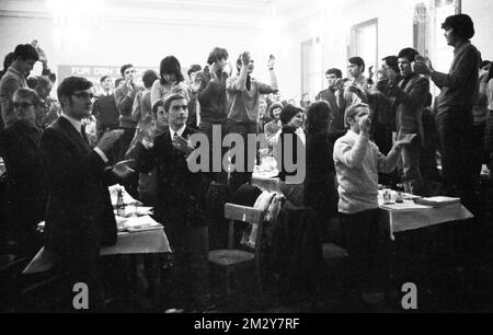 The 2nd Congress of the Socialist German Workers' Youth (SDAJ), the youth organisation of the DKP, took place on 3 December 1969 in the Stock Photo