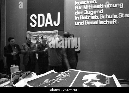 The 2nd Congress of the Socialist German Workers' Youth (SDAJ), the youth organisation of the DKP, took place on 3 December 1969 in the Stock Photo