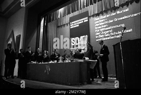 The 2nd Congress of the Socialist German Workers' Youth (SDAJ), the youth organisation of the DKP, took place on 3 December 1969 in the Stock Photo