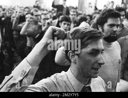 The 2nd Congress of the Socialist German Workers' Youth (SDAJ), the youth organisation of the DKP, took place on 3 December 1969 in the Stock Photo