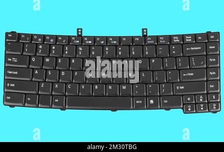 laptop keyboard, computer spare part Stock Photo