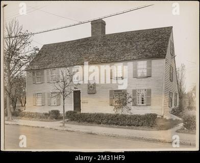 Front view Deane Winthrop House, Winthrop, Mass. , Houses, Historic buildings, Deane Winthrop House Winthrop, Mass..  Leon Abdalian Collection Stock Photo