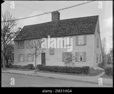 Front view Deane Winthrop House, Winthrop, Mass. , Houses, Historic buildings, Deane Winthrop House Winthrop, Mass..  Leon Abdalian Collection Stock Photo