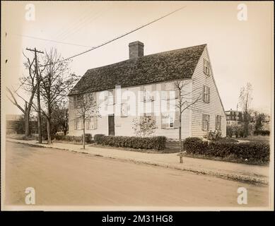 Front view Deane Winthrop House, Winthrop, Mass. , Houses, Historic buildings, Deane Winthrop House Winthrop, Mass..  Leon Abdalian Collection Stock Photo