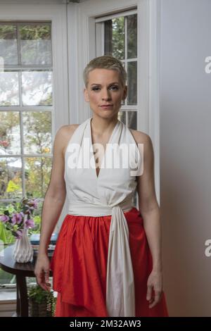 nominee for Une Soeur Veerle Baetens pictured during a photoshoot ahead of the Oscars ceremony in Los Angeles, USA, Sunday 09 February 2020. Belgian short film Une Soeur of director Girard and with actress Baetens, is nominated in the 'Best Fiction short movie' category. BELGA PHOTO TED SOQUI  Stock Photo