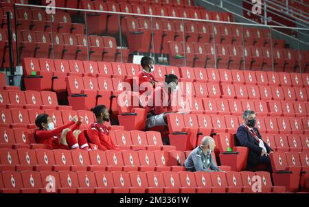 Antwerp's Frank Boya pictured during a soccer match between Royal Antwerp FC and KAA Gent, Saturday 22 August 2020 in Antwerp, on day 3 of the 'Jupiler Pro League' first division of the Belgian championship. BELGA PHOTO VIRGINIE LEFOUR Stock Photo