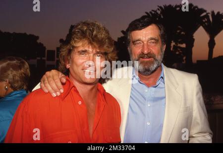 Victor French with Michael Landon Circa 1980's. Credit: Ralph Dominguez ...