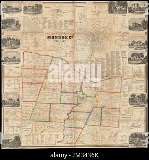 Map Of Monroe In New York Stock Photo Alamy Gillettes Map Of Monroe Co New York From Actual Surveys Landowners New York State Monroe County Maps Monroe County Ny Maps Rochester Ny Maps Norman B Leventhal Map Center Collection 2m3436k 