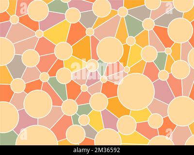 molecules scientific geometric background, physics and chemistry. round balls Stock Vector