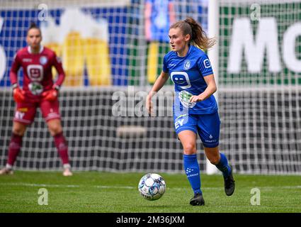 Emma Van Britsom (8) Of Gent Pictured During A Female Soccer Game ...